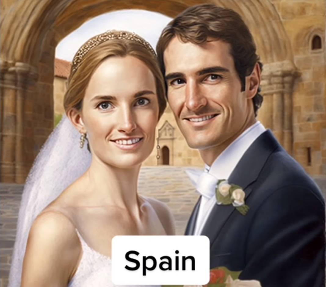 Yapay zekaya sordular, resmetti: İşte Türkiye dahil yapay zekaya göre gelin ve damat olarak ülkeler... 14